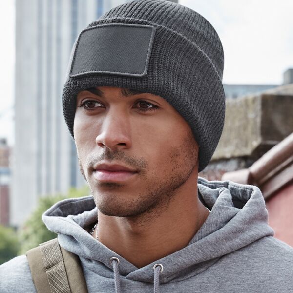 Beechfield Removable Patch Thinsulate™ Beanie Thumbnail