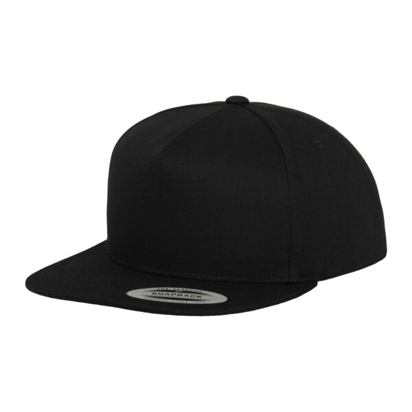 Classic 5 Panel Cotton Twill Snapback Thumbnail