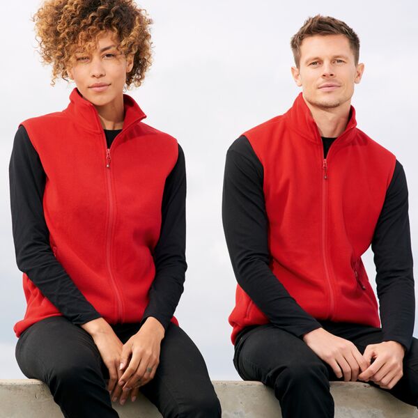 HH SOL'S Unisex Factor Recycled Micro Fleece Bodywarmer Thumbnail